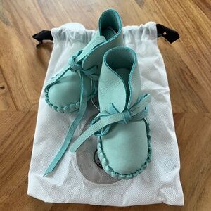 Donsje Pina Nubuck Azure Booties